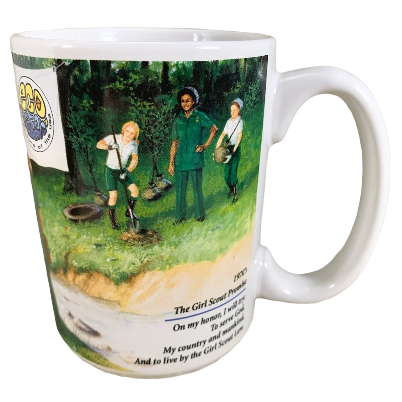 1970's The Girl Scout Promise Mug