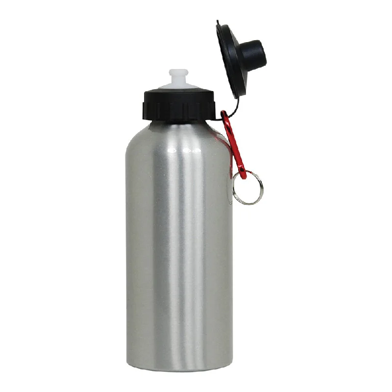 HPN SubliCraft 20 oz.  Flip Top Sublimation Aluminum Sports Bottle with Carabiner - 48 per Case