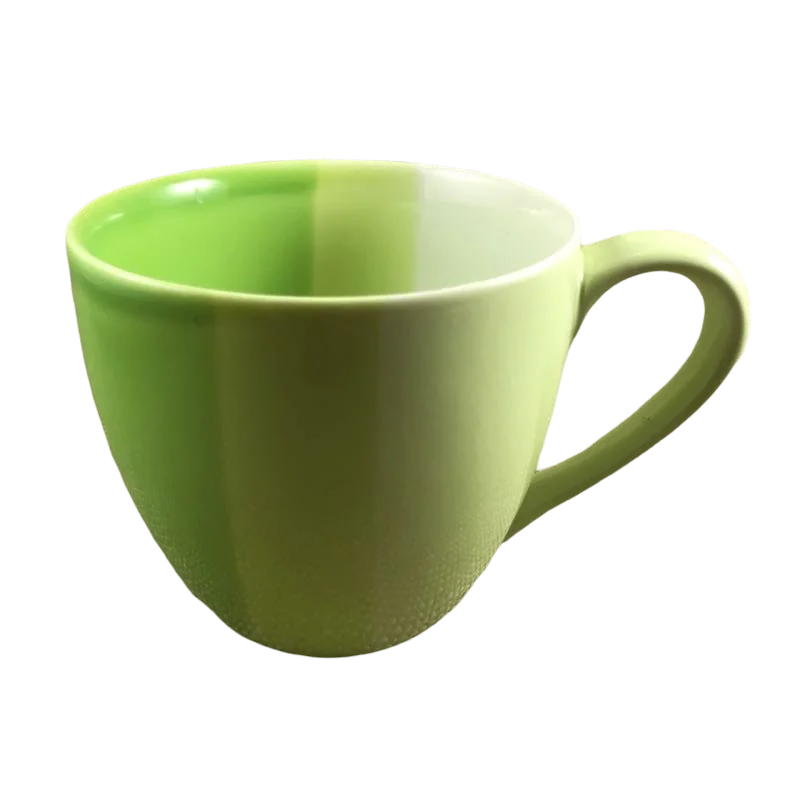 3 Shades of Green Striped Mug Starbucks