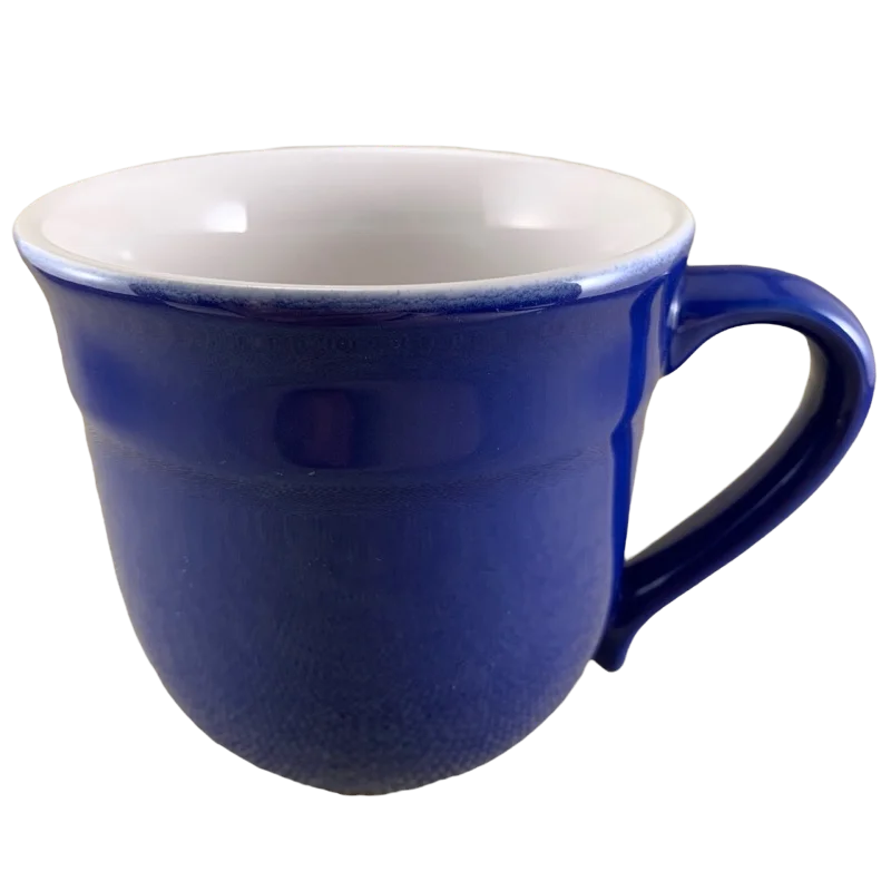 8714 Blue Exterior White Interior Mug Emile Henry