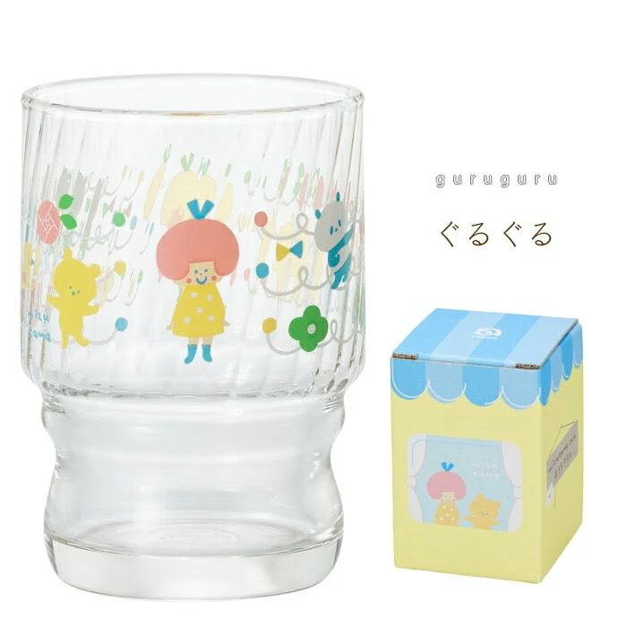 Aderia Glass Water Cup - Misutama Flower