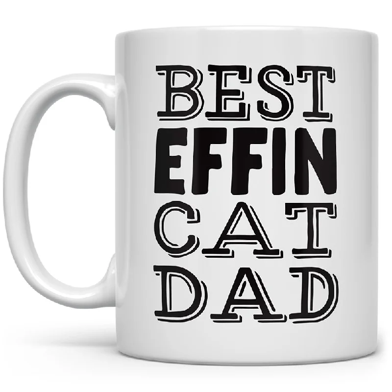 Best Effin Cat Dad Mug