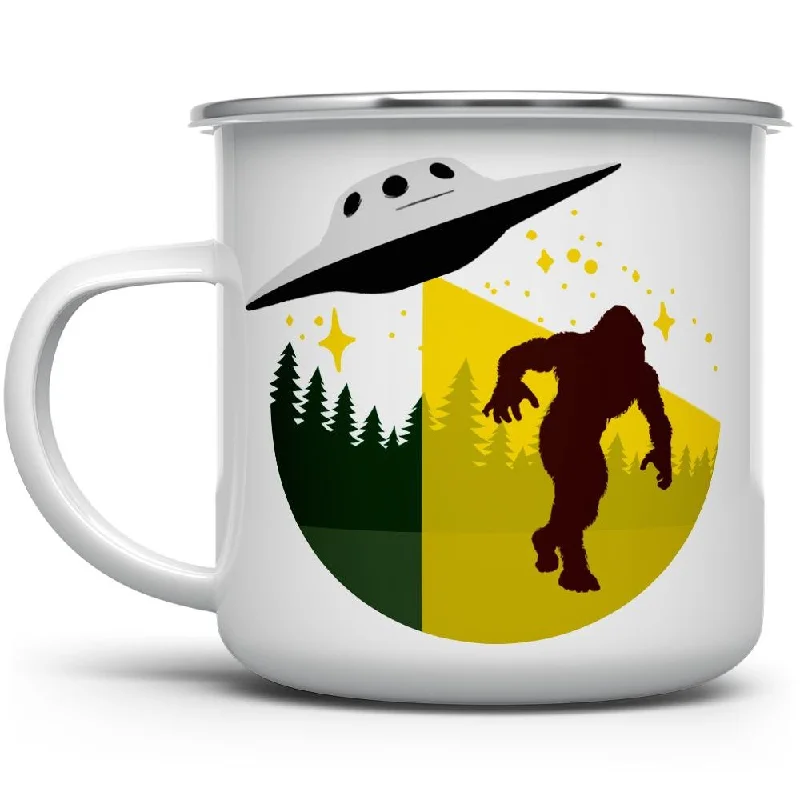 Bigfoot Abduction Camp Mug