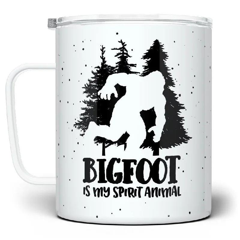 Bigfoot Is My Spirit Animal Insulated Travel Mug