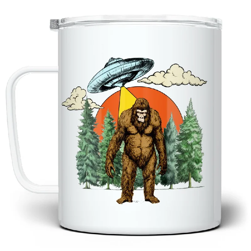 Bigfoot UFO Insulated Travel Mug