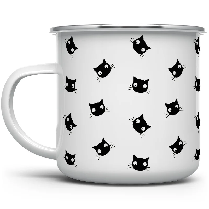 Black Cat Camp Mug