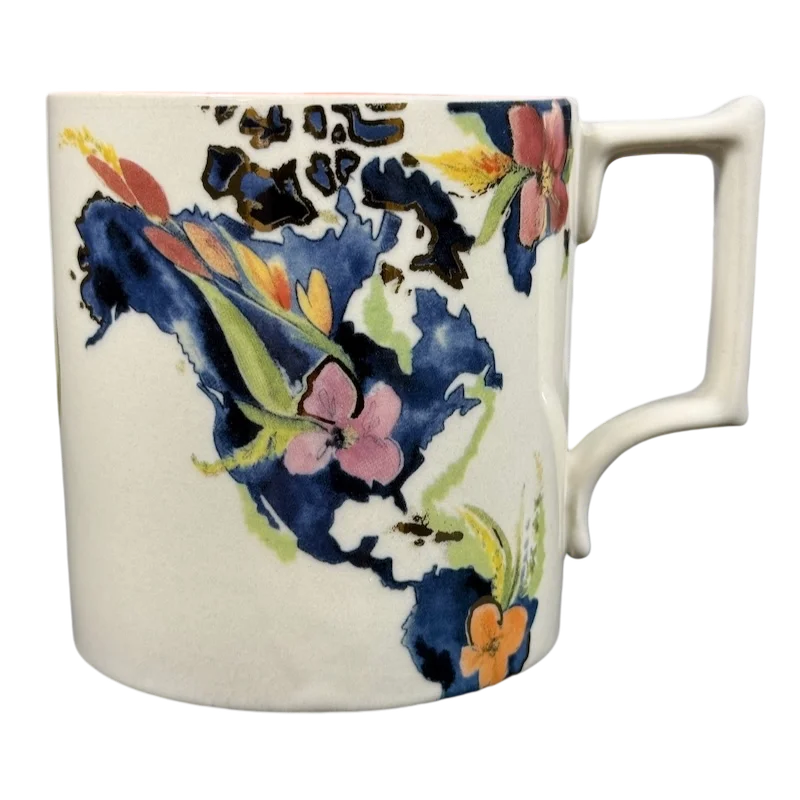 Bloom Where You Go Whitney Winkler Watercolor & Ink Art Mug Anthropologie