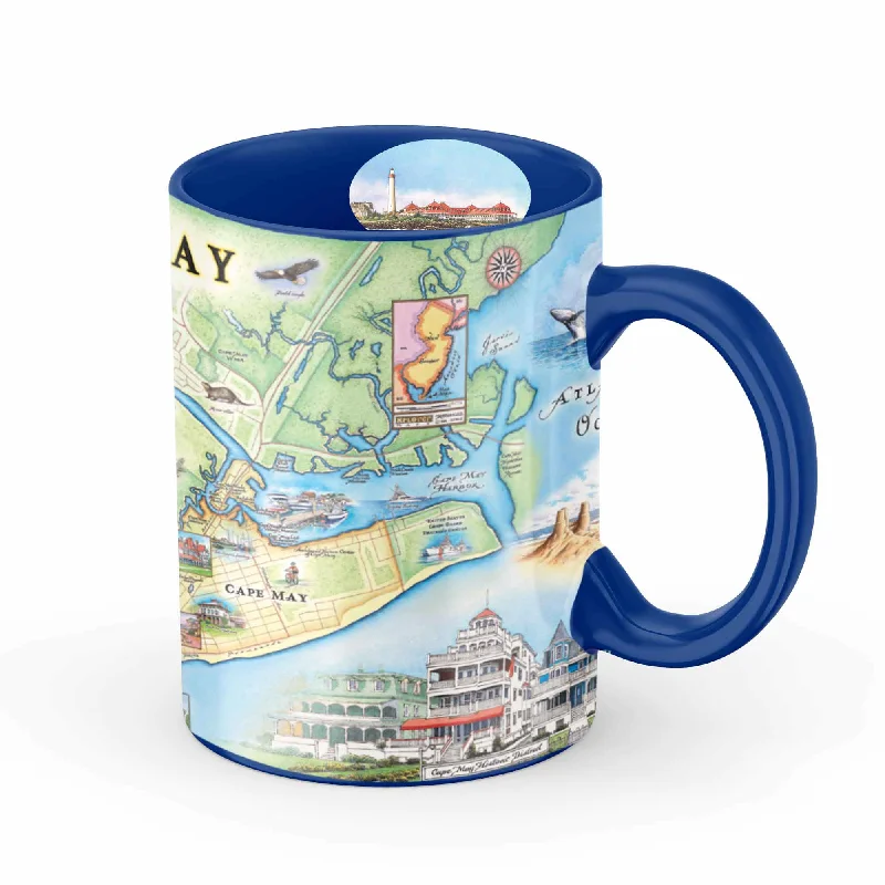 Cape May Map Ceramic Mug