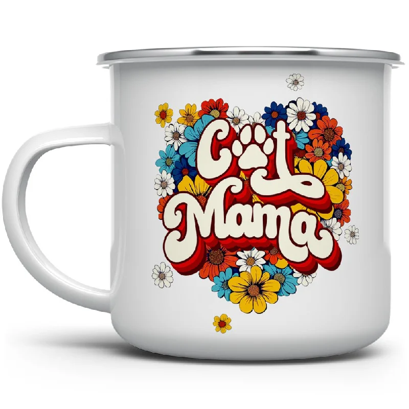 Cat Mama Camp Mug