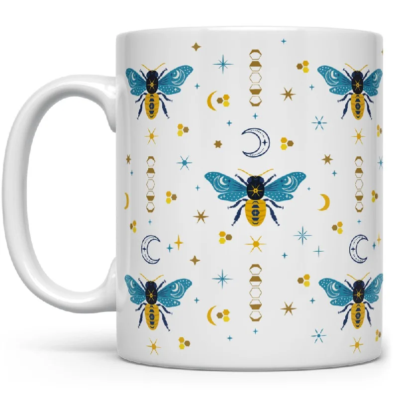 Celestial Bee Pattern Mug