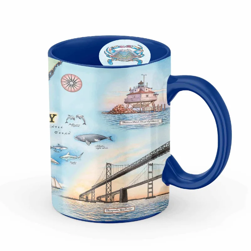 Chesapeake Bay Map Ceramic Mug