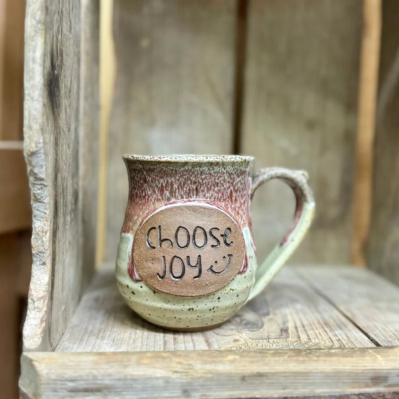 Choose Joy Mug {White Chocolate Raspberry}