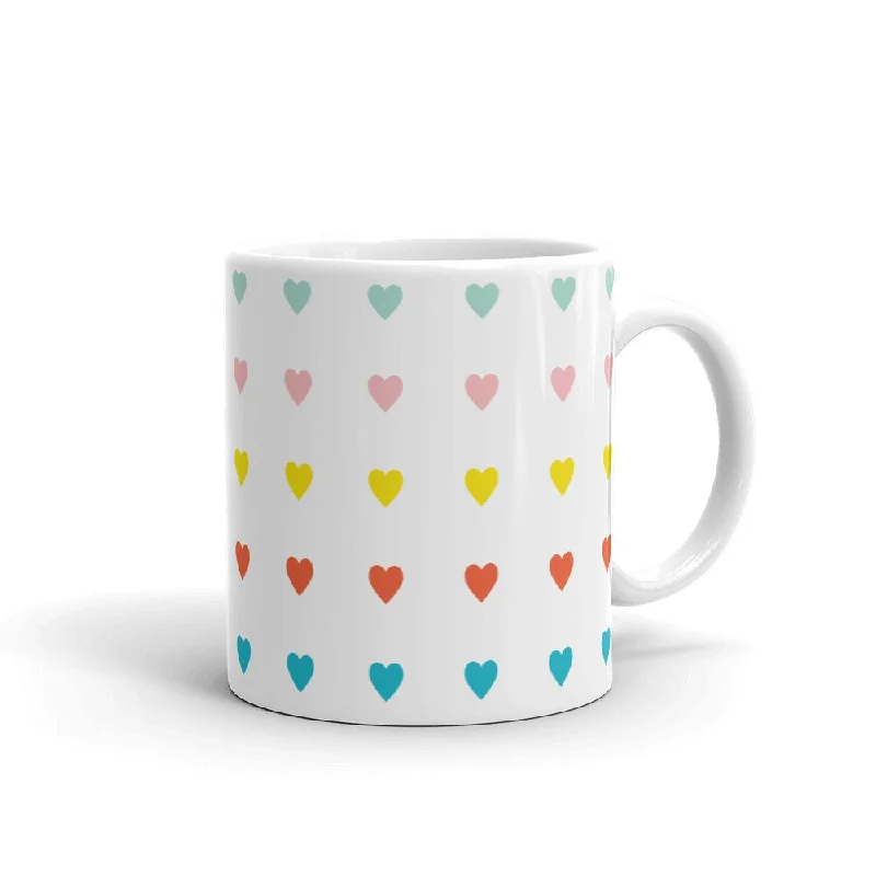 RAINBOW HEARTS MUG