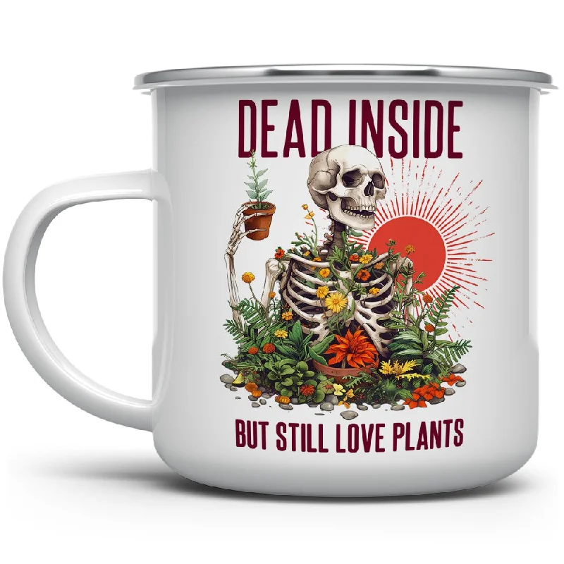 Dead Inside But Still Love Plants Camp Mug