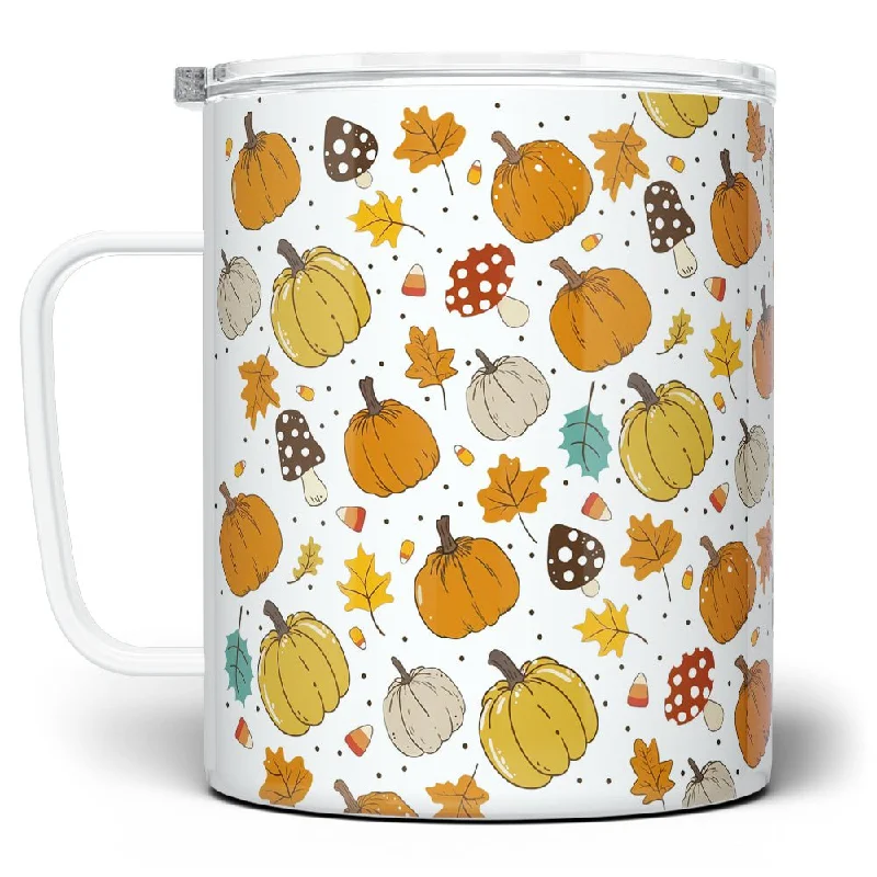 Fall Pumpkin Insulated Travel Mug