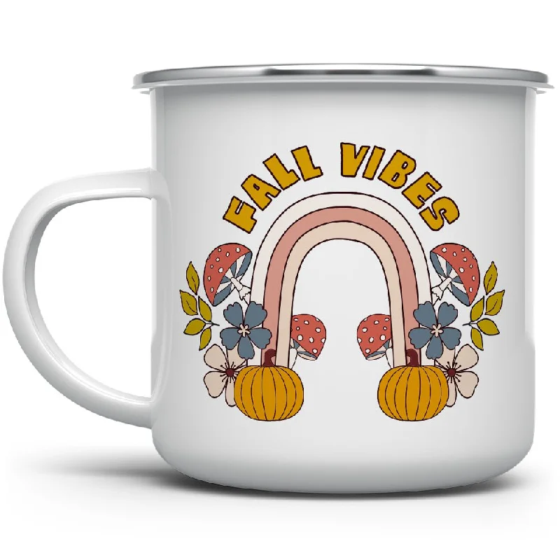 Fall Vibes Camp Mug