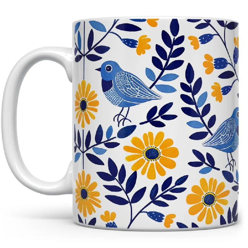 Floral Bird Mug