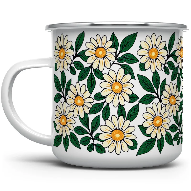 Floral Daisy Camp Mug