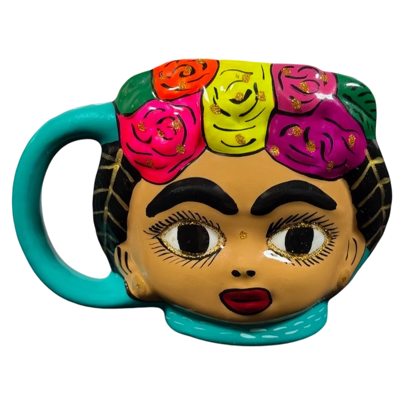 Frida Kahlo 3D Embossed Figural Mug