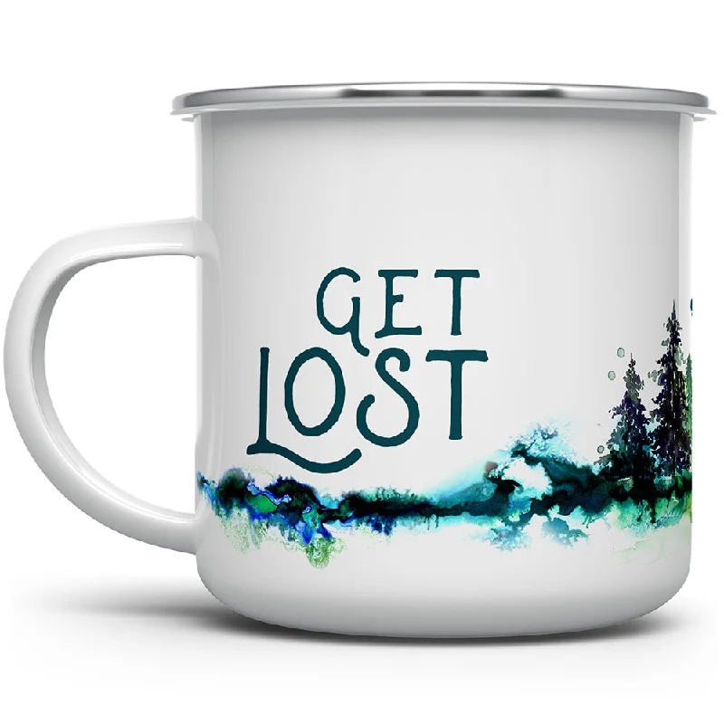 Get Lost Enamel Camp Mug