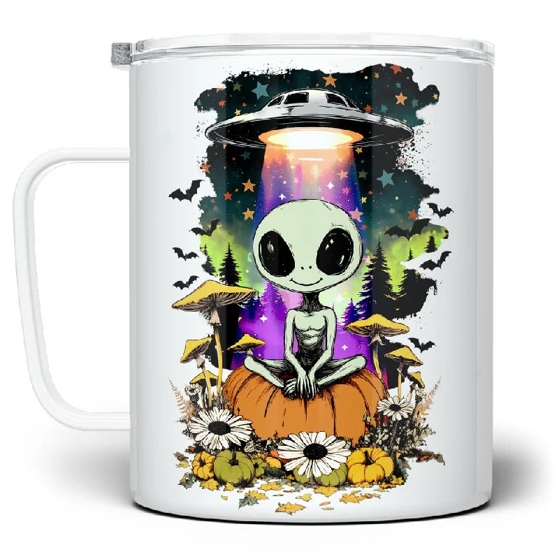 Halloween Alien Insulated Travel Mug