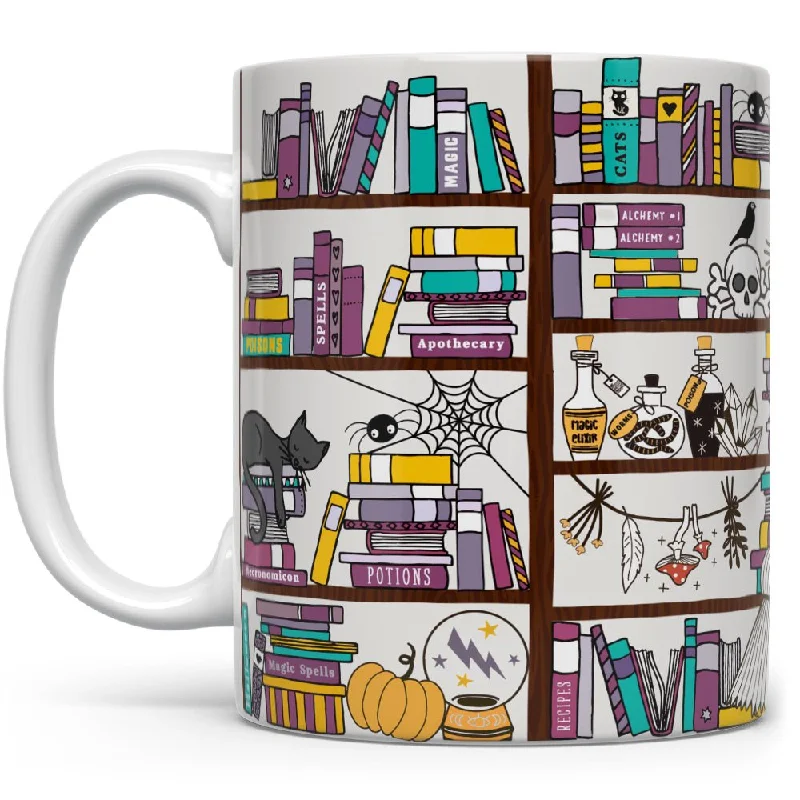 Halloween Book Library Mug