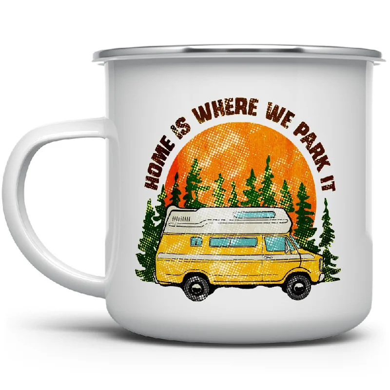 Home is Where We Park It Camp Mug