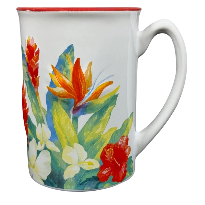 Island Garden Bird Of Paradise Embossed Large Mug Island Heritage