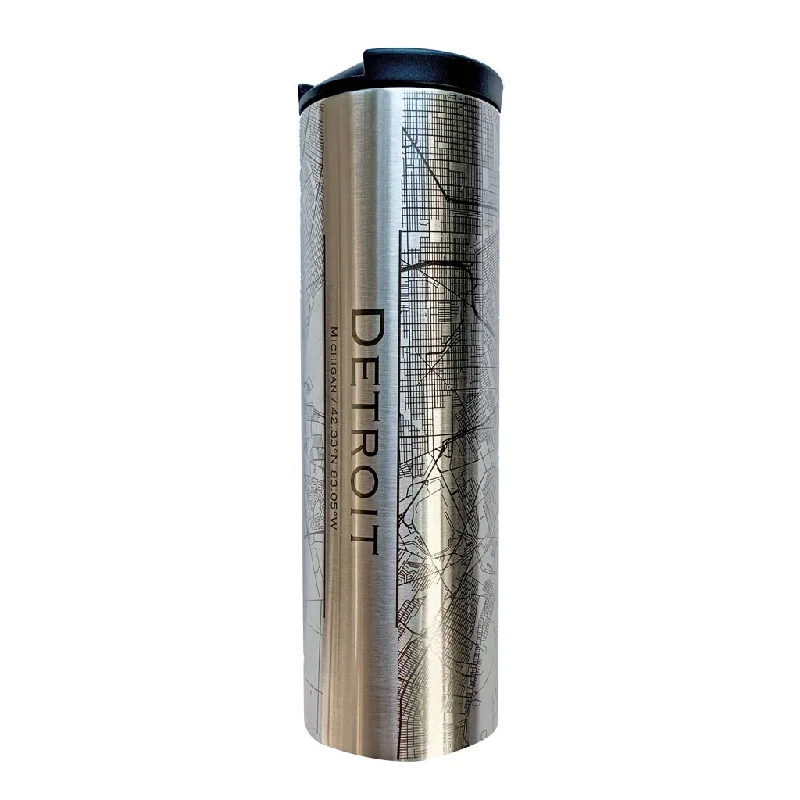 Detroit City Map tumbler