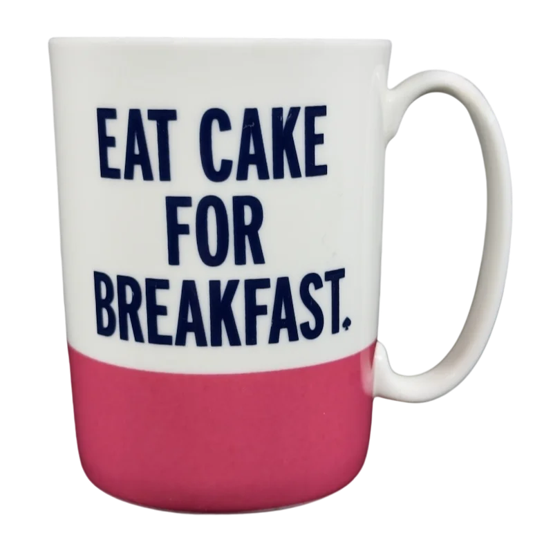 Kate Spade Things We Love Eat Cake For Breakfast Mug Lenox