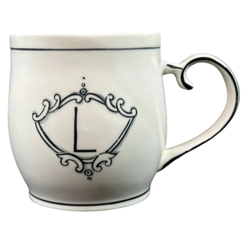 "L" Monogram Initial Molly Hatch Mug Anthropologie