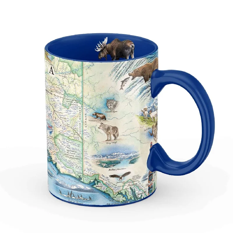 Alaska State Map Ceramic Mug