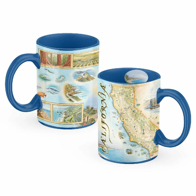 California State Map Ceramic Mug