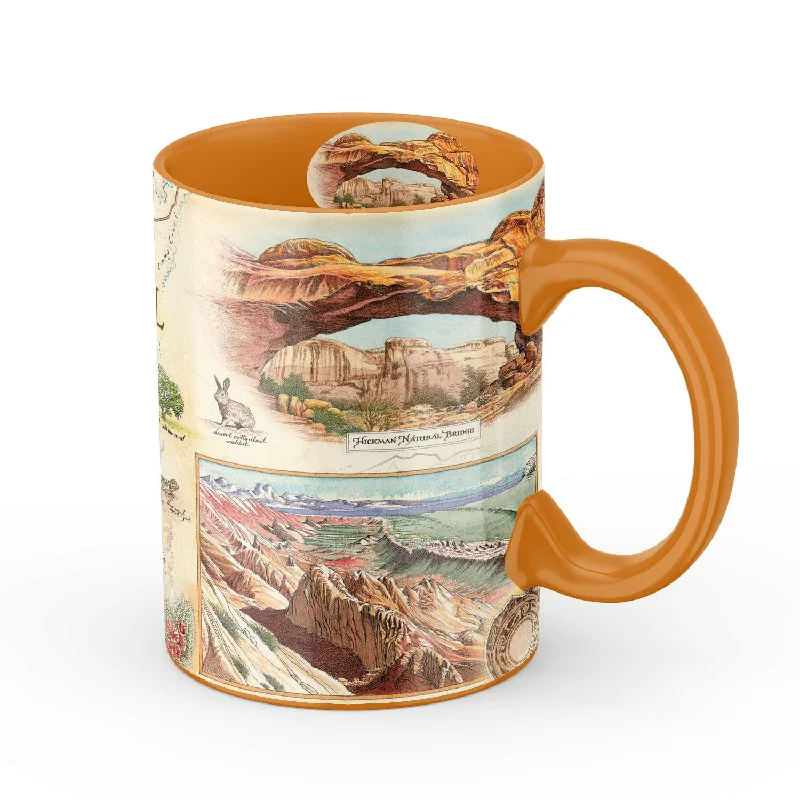 Capitol Reef National Park Map Ceramic Mug