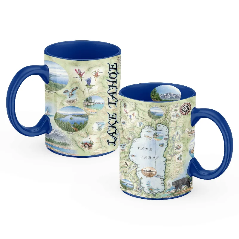 Lake Tahoe Map Ceramic Mug