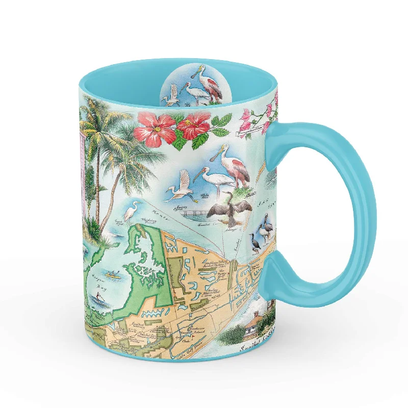 Sanibel & Captiva Islands Map Ceramic Mug