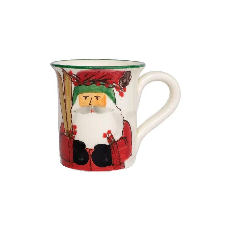 Old St. Nick Mug - Skiing