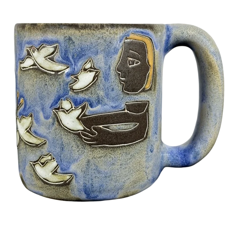 Person And Doves Mug Mara Mexico