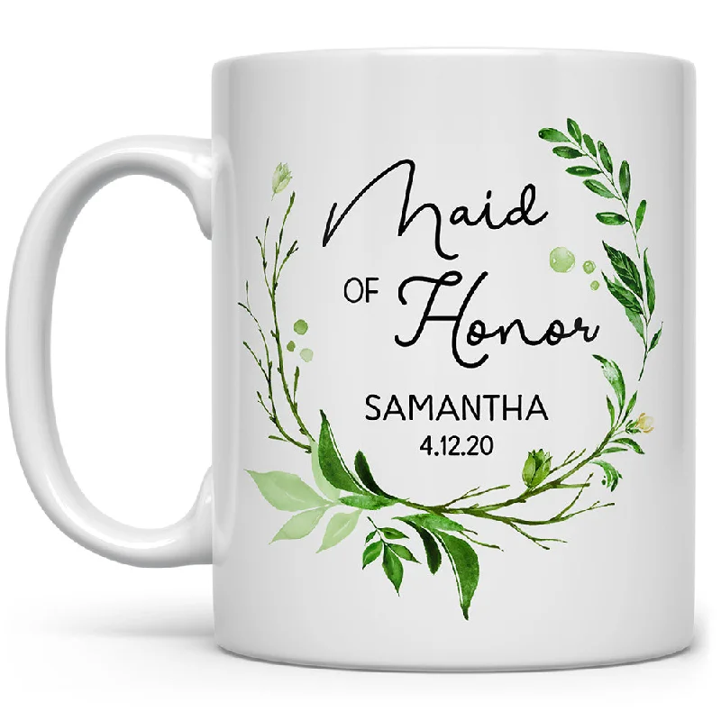 Personalized Maid of Honor Mug