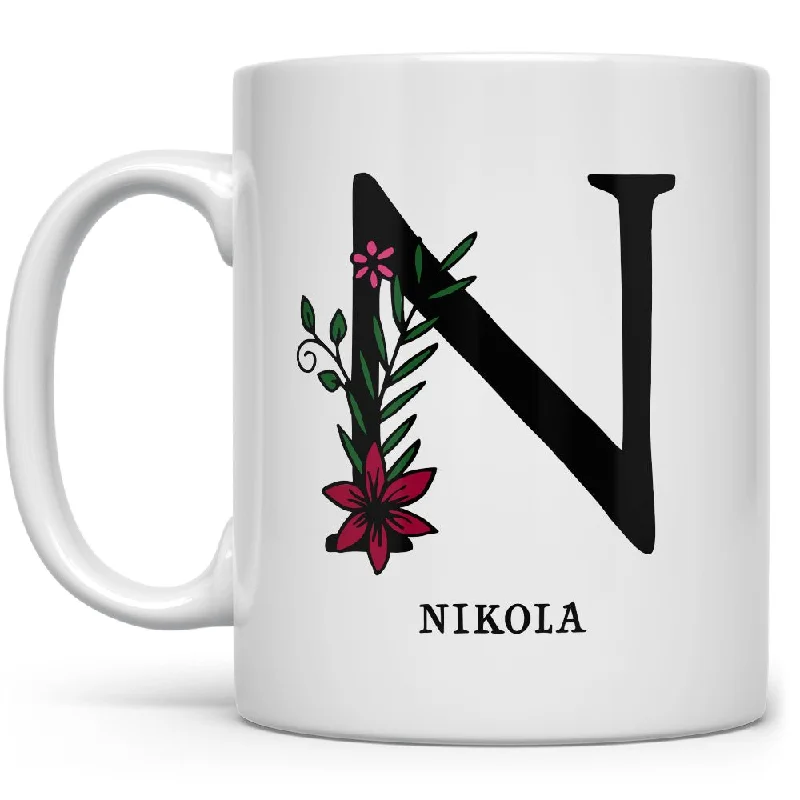 Personalized Name and Initial Mug