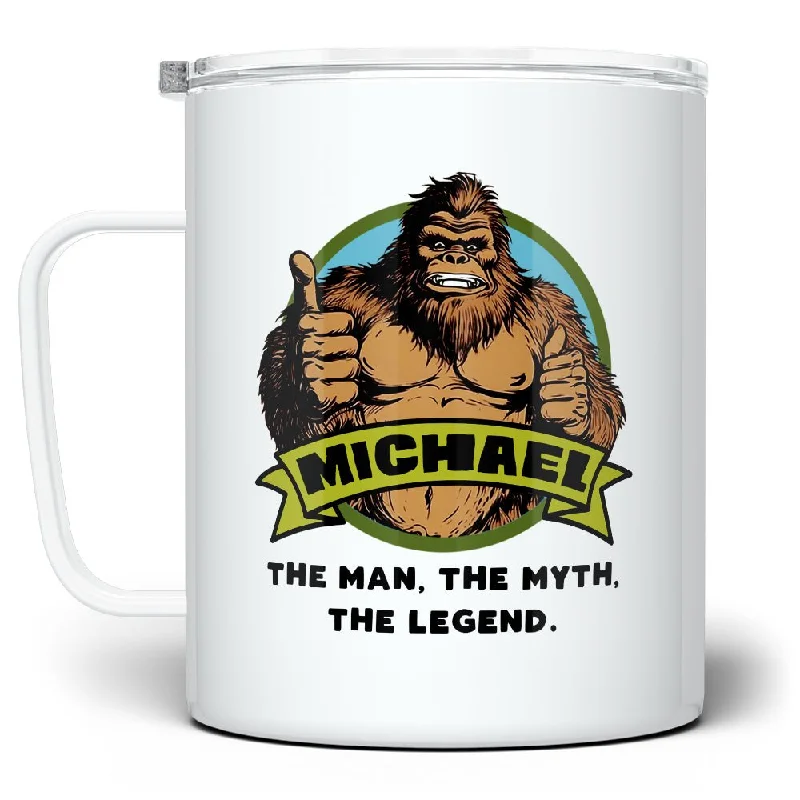 Personalized Name Bigfoot Insulated Travel Mug