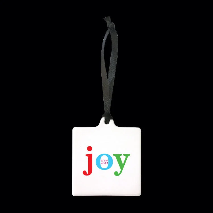 "joy to the world" ornament