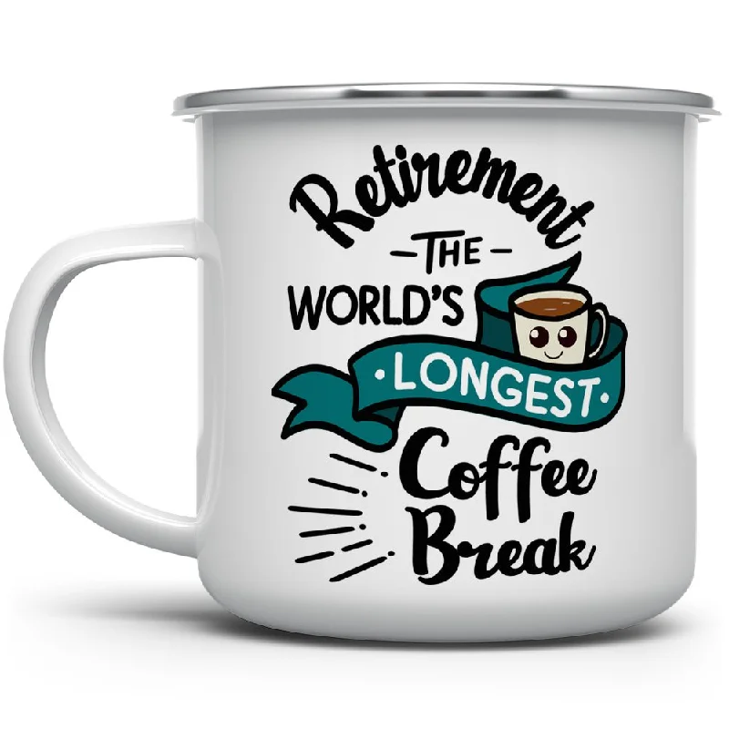 Retirement The World's Longest Coffee Break Camp Mug