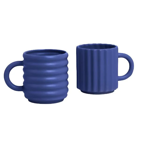 Ripple Mugs - Set of 2