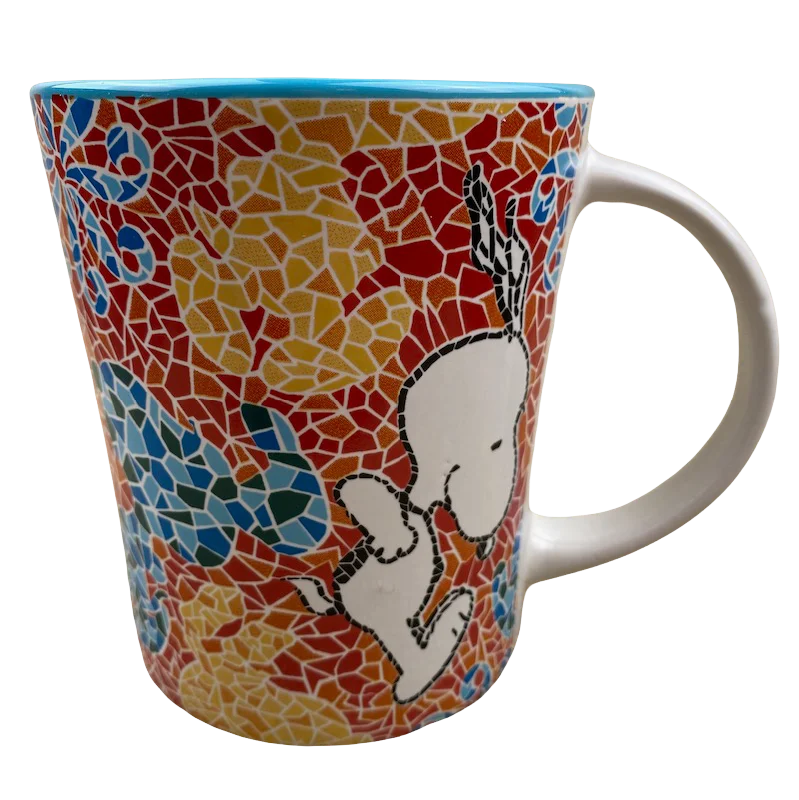 Snoopy Silhouettes Stained Glass Mug Gibson