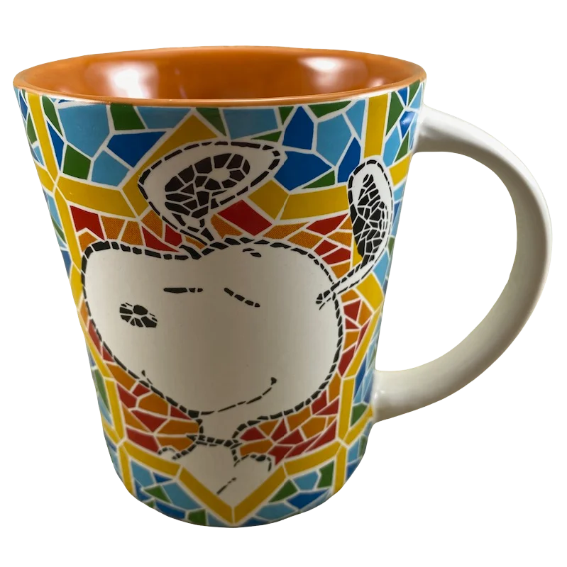 Snoopy Stained Glass Mug Gibson