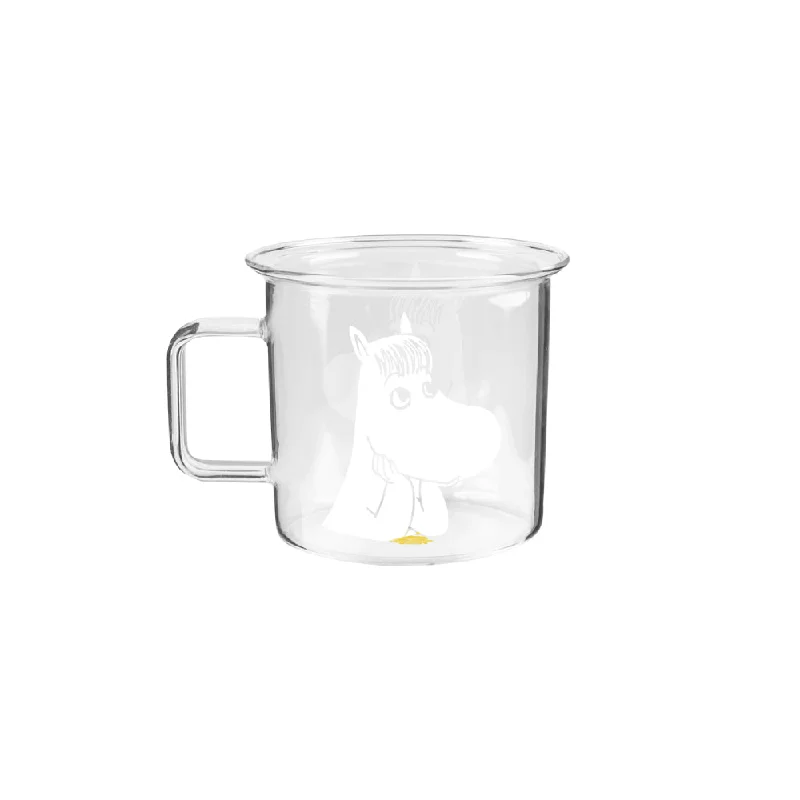 Moomin Glass Mug Clear Snorkmaiden