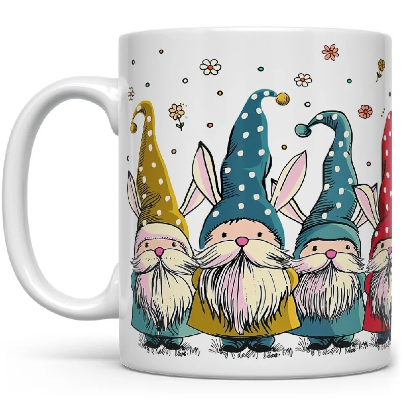 Spring Gnome Bunnies Mug