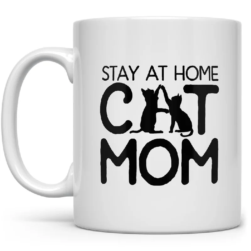 Stay at Home Cat Mom Mug