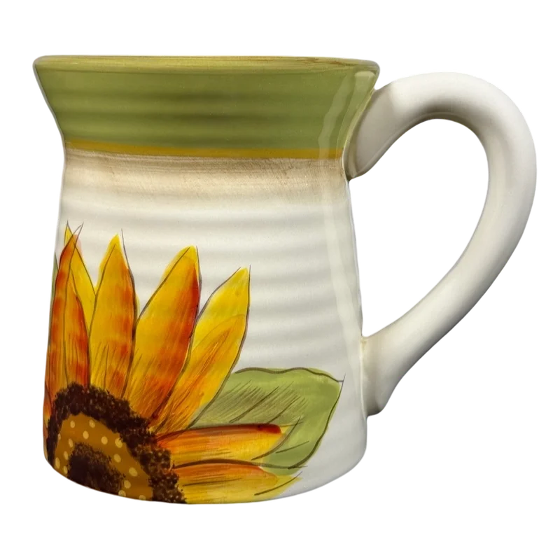 Sunflower Mug Clay Art